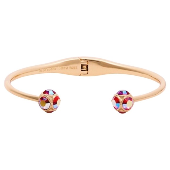 KATE SPADE • Pink Lady Marmalade Open Cuff Bracelet - Picture 3 of 4